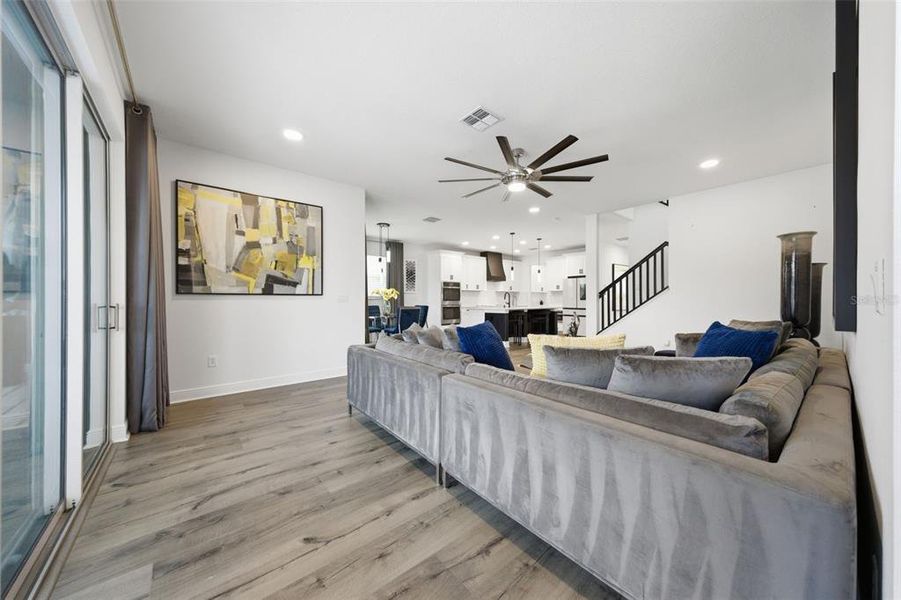 Furnished interior view inside a new home in Whispering Oaks Preserve, Wesley Chapel (Image 50). Furnished interior view inside a new home in Whispering Oaks Preserve, Wesley Chapel (Image 50).