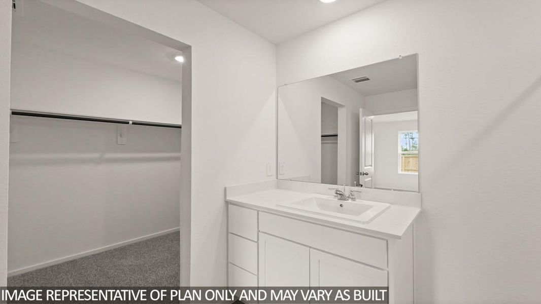 Furnished interior view inside a new home in The Canopies, Splendora (Image 8).
