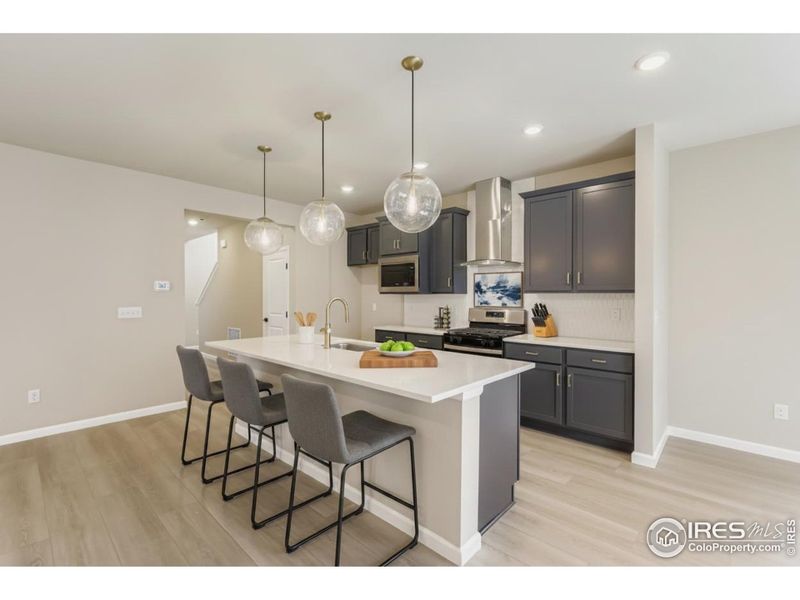 Furnished interior view inside a new home in Waterfield - Single Family Homes, Fort Collins (Image 10).