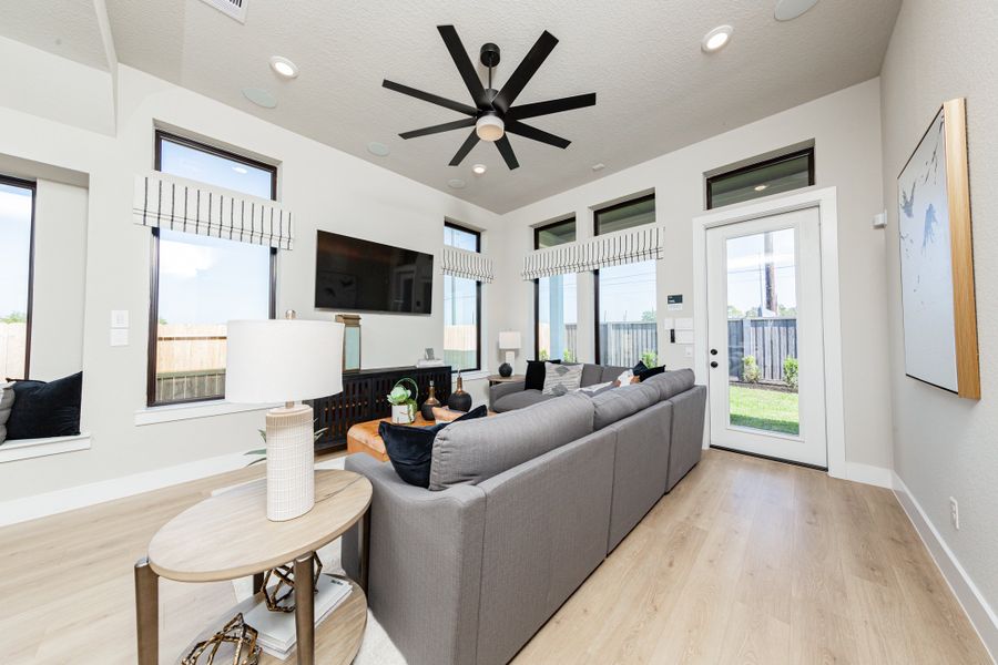 Furnished interior view inside a new home in Jordan Ranch, Katy (Image 4).