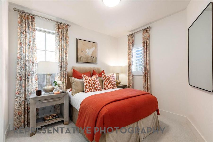 Furnished interior view inside a new home in Aster Park, McKinney (Image 25).