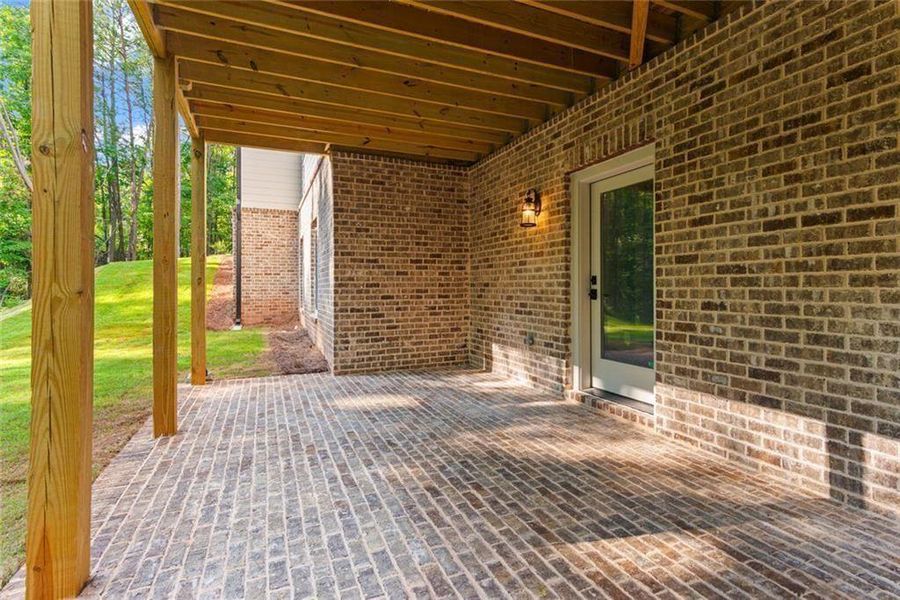Exterior details and patio area of a home in , Ball Ground (Image 32).