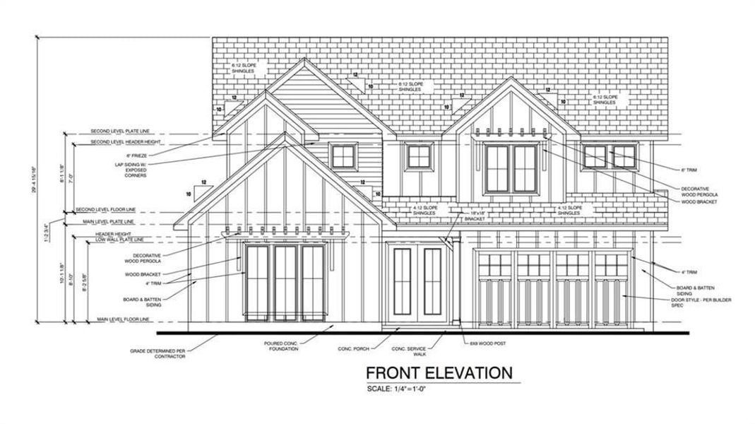 Exterior rendering of this home design in , Stone Mountain, GA (Image 5).