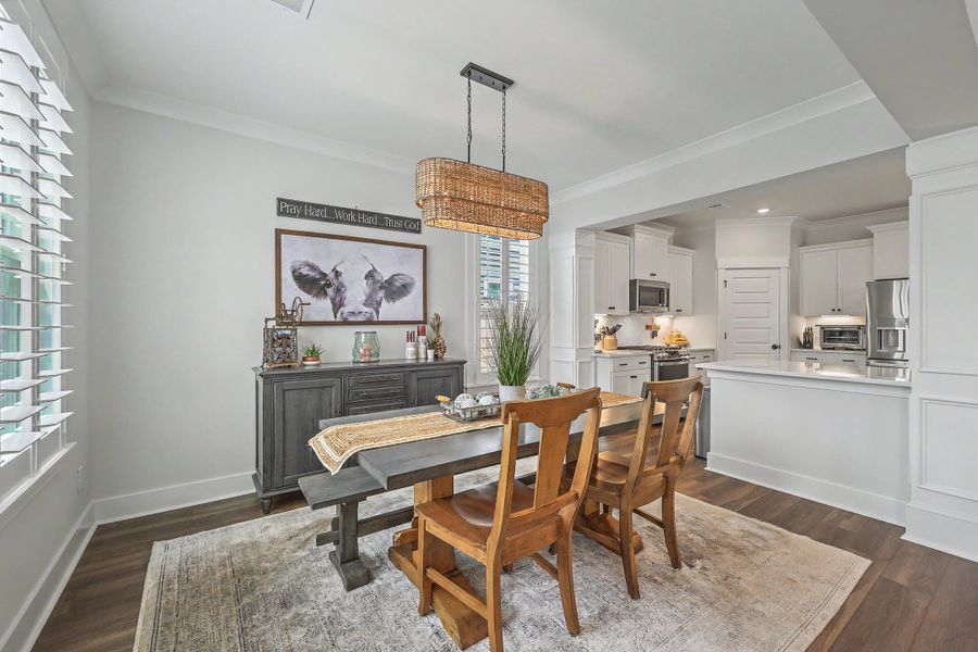 Furnished interior view inside a new home in , Johns Island (Image 42).