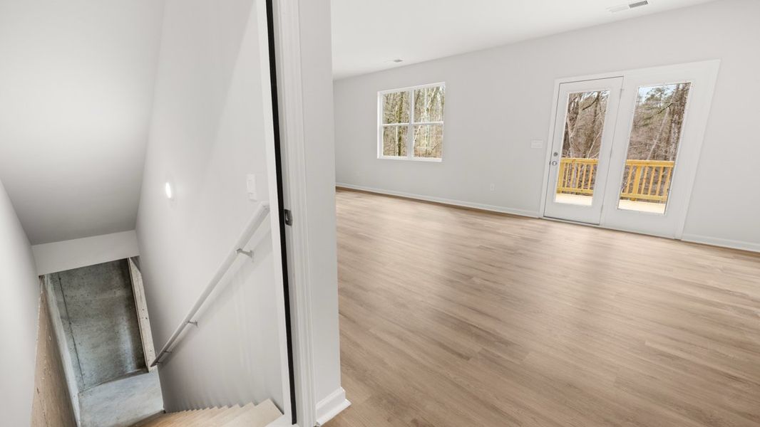 Representative unfurnished interior of a home built from the Galen by D.R. Horton in South Wind, South Fulton (Image 19).