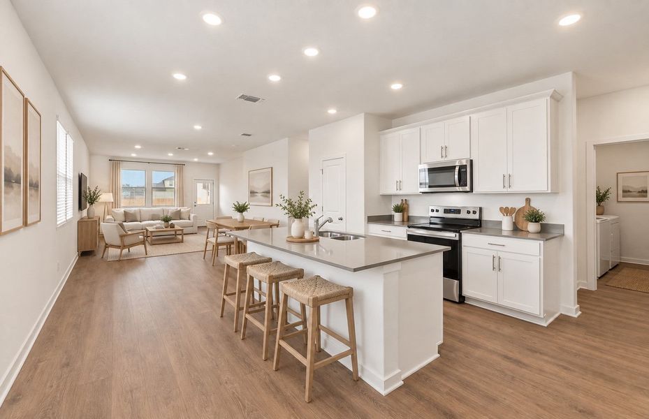 Representative furnished interior of a home built from the Gustine by Centex in Sonterra, Jarrell (Image 7).