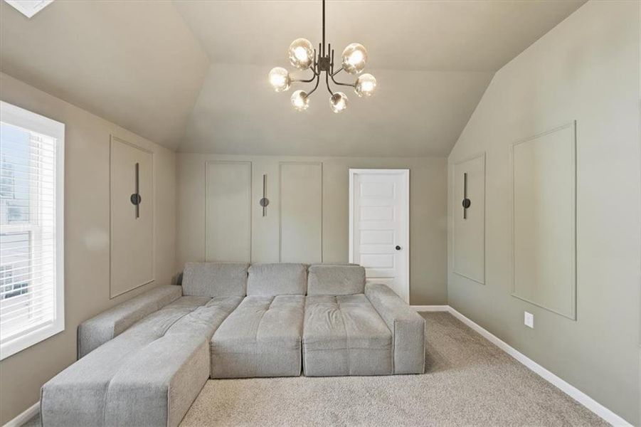 Furnished interior view inside a new home in Nine Oaks, Locust Grove (Image 45).