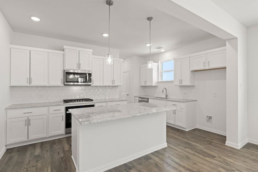Representative furnished interior of a home built from the Chisholm by UnionMain Homes in Reunion, Rhome (Image 8).
