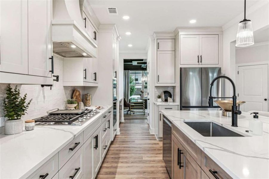 Furnished interior view inside a new home in , Buford (Image 6).