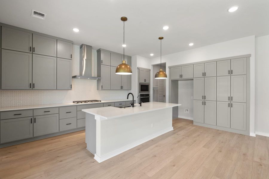 Furnished interior view inside a new home in Lariat, Liberty Hill (Image 8).