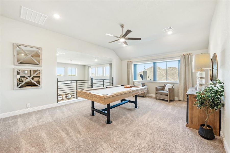 Furnished interior view inside a new home in Ridgepoint, Midlothian (Image 37).
