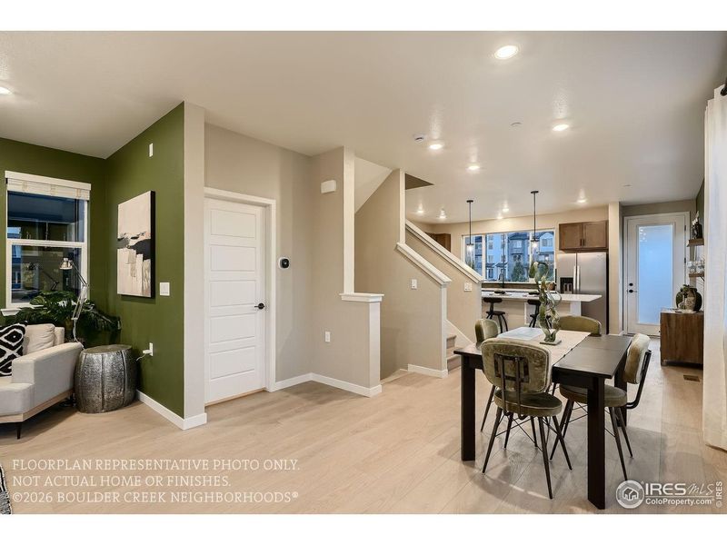 Furnished interior view inside a new home in Baseline, Broomfield (Image 11).