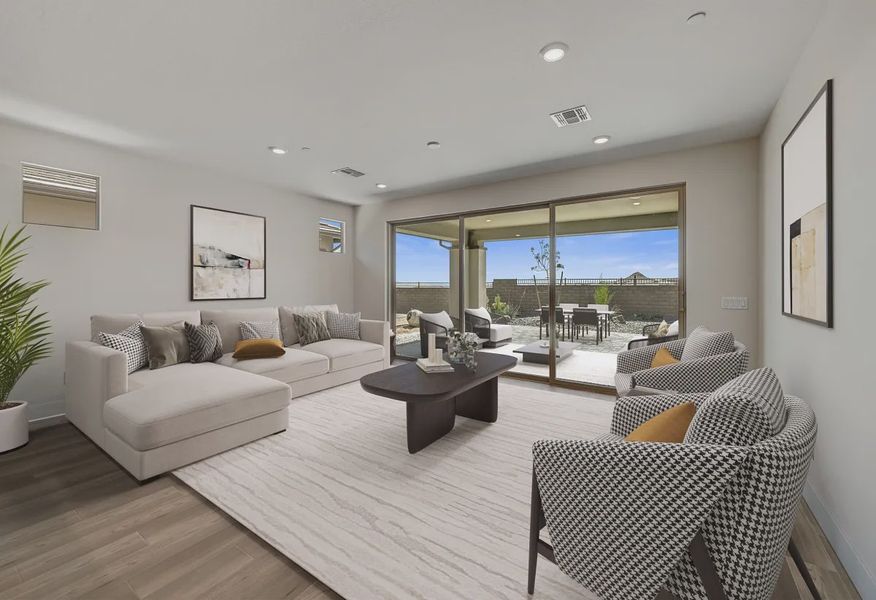 Virtually Staged Ridgecrest Flourish HS 91 Great Room - 4 of 19