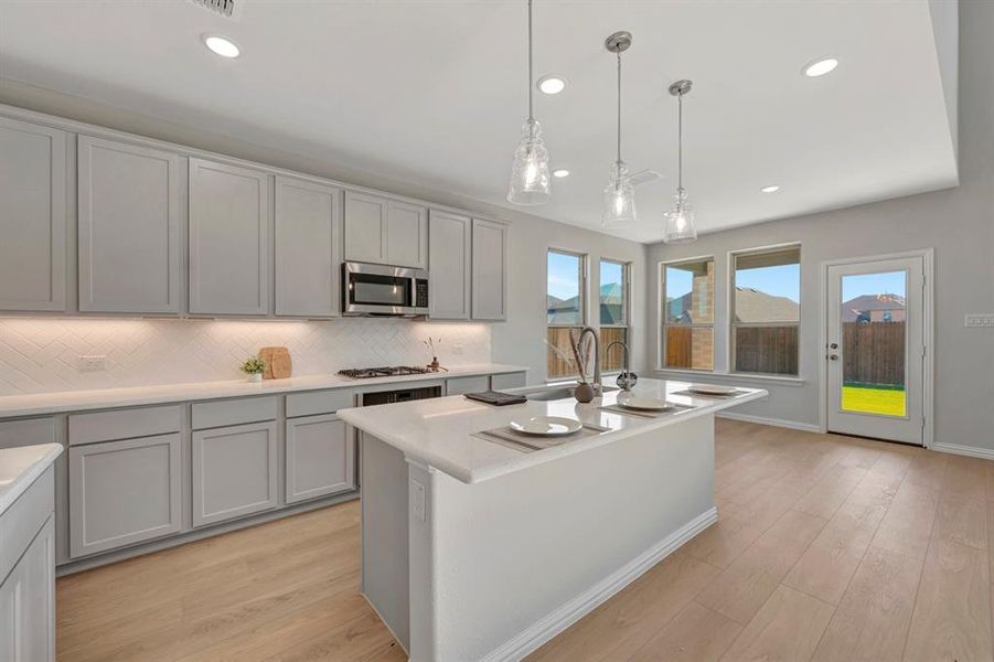 Furnished interior view inside a new home in Sagebrook, Argyle (Image 12).