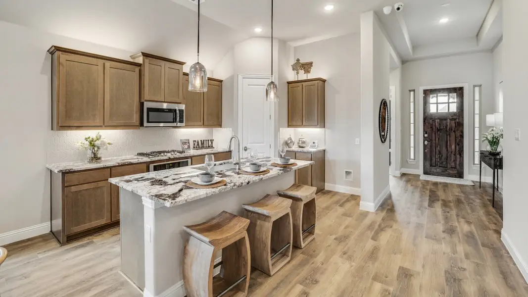 Furnished interior view inside a new home in Anna Ranch, Anna (Image 4).