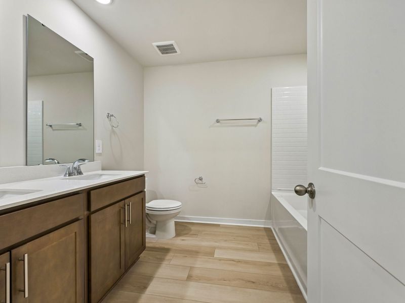Furnished interior view inside a new home in Avalon Place - Signature Series, Durham (Image 7). Furnished interior view inside a new home in Avalon Place - Signature Series, Durham (Image 7).