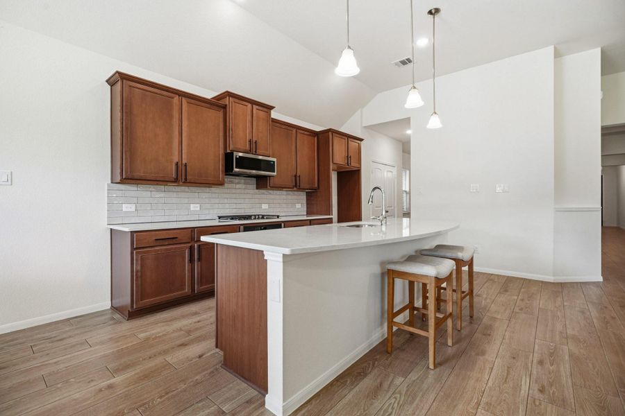 Furnished interior view inside a new home in , League City (Image 18).