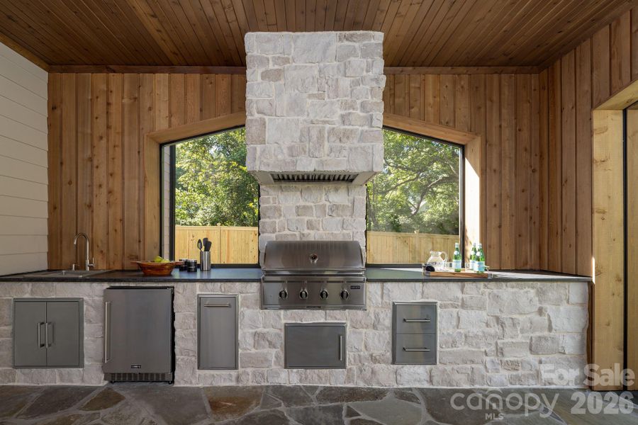 Exterior details and patio area of a home in , Charlotte (Image 29).