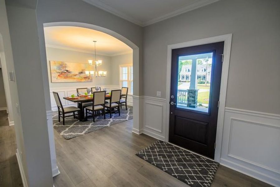 Representative furnished interior of a home built from the Langley by True Homes in Edgewater - Cottage Greens, Lancaster (Image 6).
