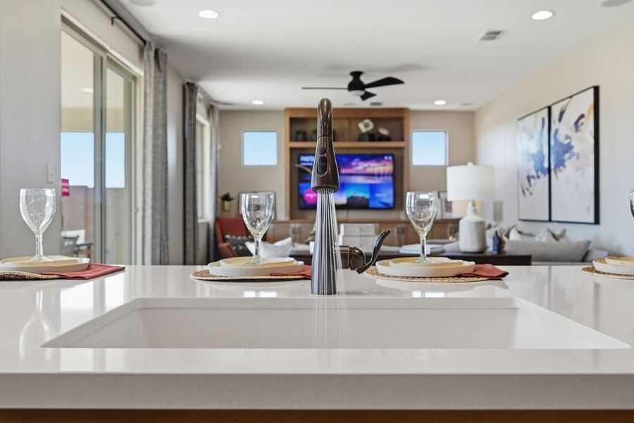 Furnished interior view inside a new home in La Mira, Mesa (Image 9). Furnished interior view inside a new home in La Mira, Mesa (Image 9).
