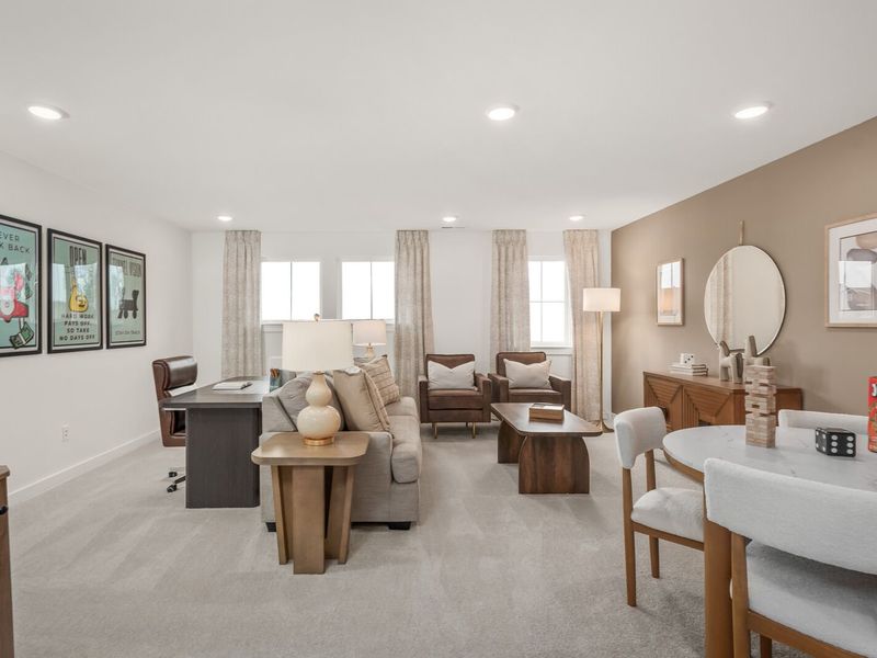 Representative furnished interior of a home built from the The Ridgeport E by Davidson Homes LLC in Benders Cove, Mount Juliet (Image 29).