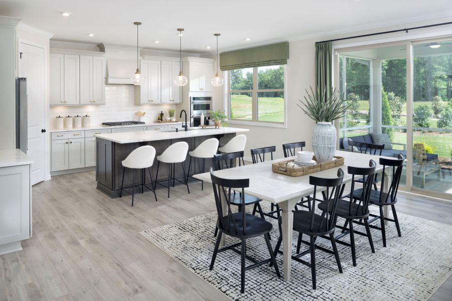 Sequoia Model Kitchen and Dining Area