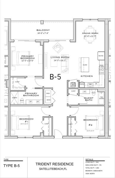 B-5 Floorplan B-5 Floorplan