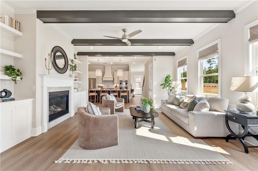 Furnished interior view inside a new home in , Canton (Image 21).