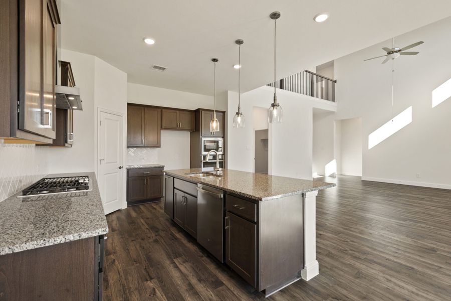 Furnished interior view inside a new home in Lake Breeze, Lavon (Image 9).