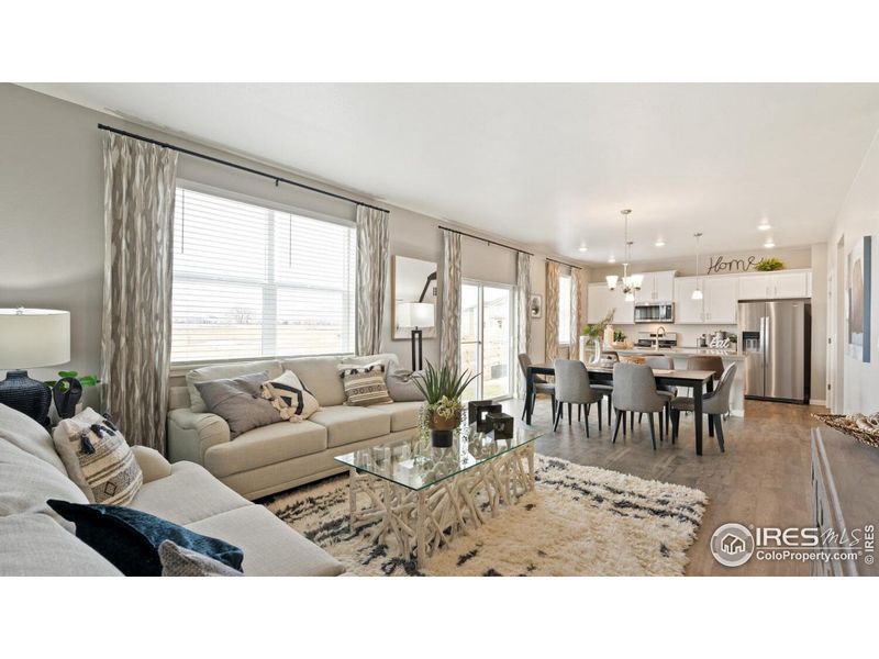 Furnished interior view inside a new home in Westgate, Greeley (Image 12).