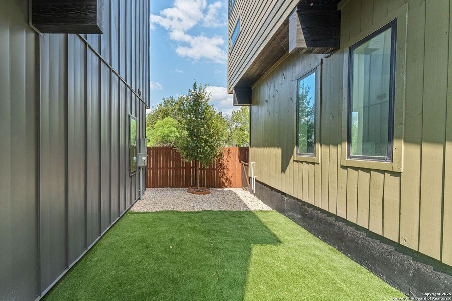 Exterior details and patio area of a home in , San Antonio (Image 16). Exterior details and patio area of a home in , San Antonio (Image 16).