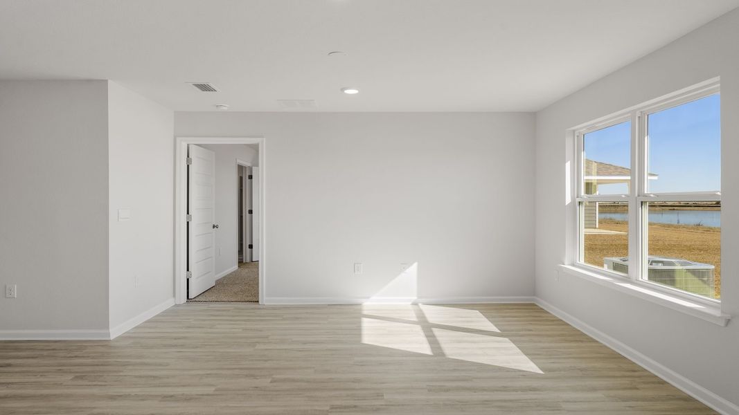 Representative unfurnished interior of a home built from the The Freeport by D.R. Horton in Hodges Bayou Plantation, Panama City (Image 22). Representative unfurnished interior of a home built from the The Freeport by D.R. Horton in Hodges Bayou Plantation, Panama City (Image 22).