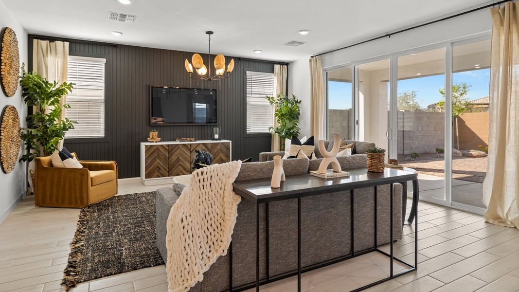 Furnished interior view inside a new home in Aloravita, Peoria (Image 8). Furnished interior view inside a new home in Aloravita, Peoria (Image 8).
