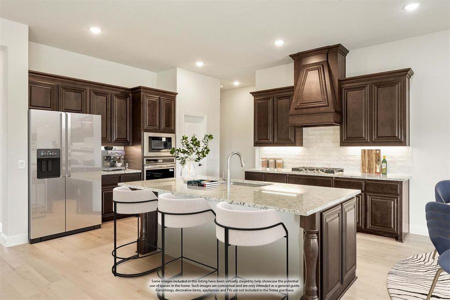 Furnished interior view inside a new home in Abe's Landing, Granbury (Image 15).