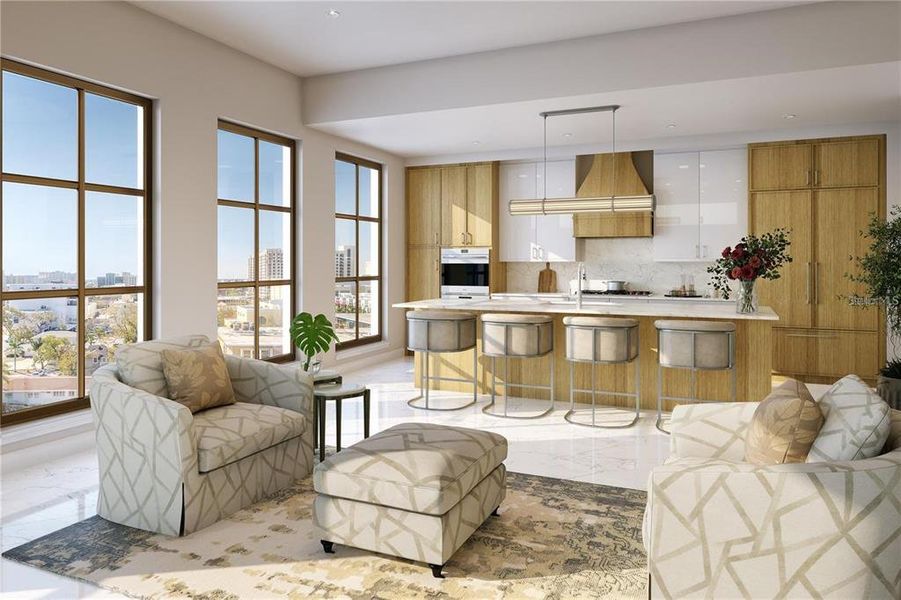 Furnished interior view inside a new home in , St. Petersburg (Image 5). Furnished interior view inside a new home in , St. Petersburg (Image 5).
