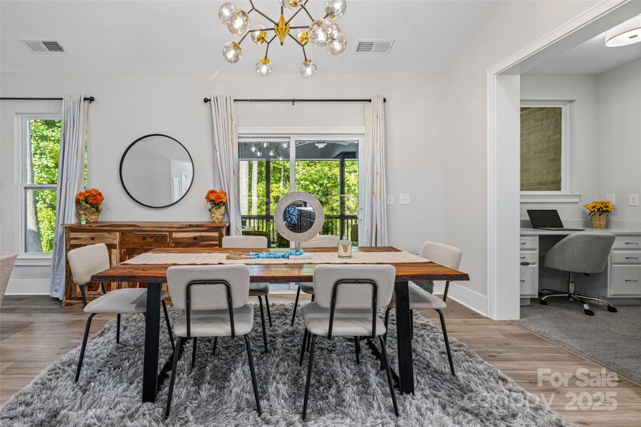 Furnished interior view inside a new home in , Clover (Image 20).