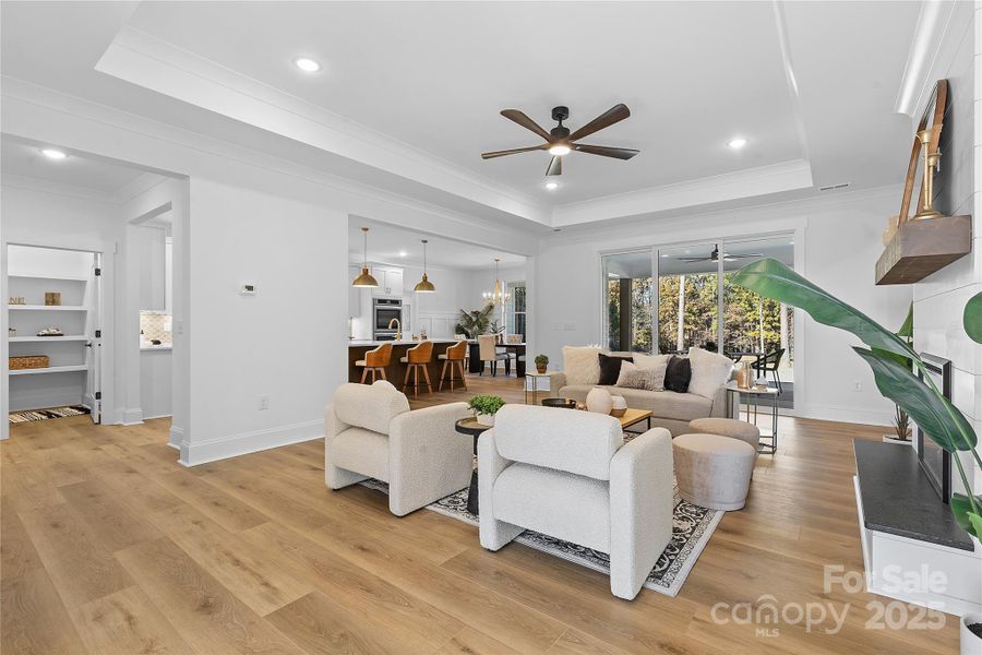 Furnished interior view inside a new home in , Midland (Image 32).
