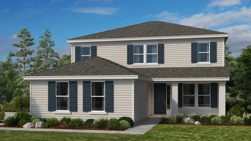 Front exterior of a home in the Osprey Cove community, located in St. Marys, GA (Image 3).