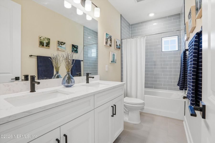 Furnished interior view inside a new home in Seven Pines 50' Rear Entry, Jacksonville (Image 31).