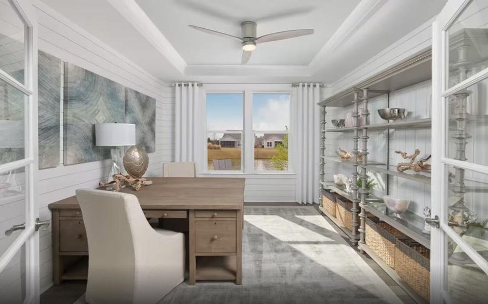 Furnished interior view inside a new home in Sun City Peachtree, Griffin (Image 10).