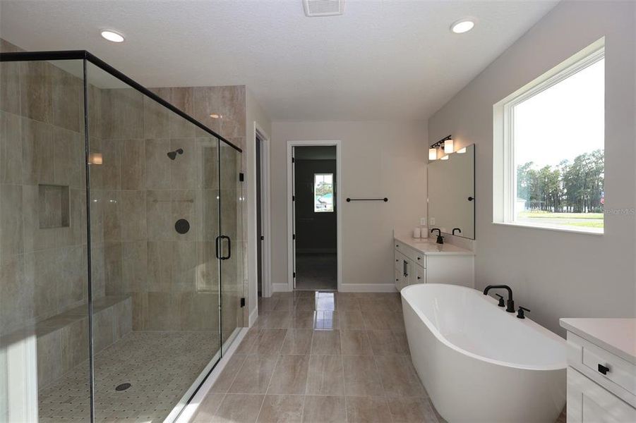 Furnished interior view inside a new home in Solace at Corner Lake, Orlando (Image 16).