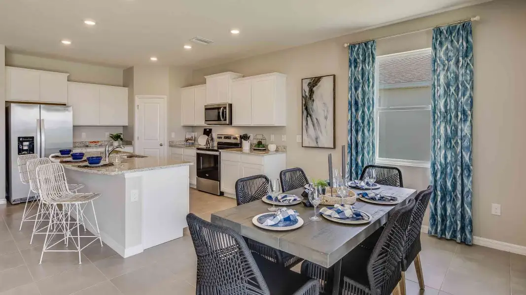 Furnished interior view inside a new home in Briarwood, Alachua (Image 5).