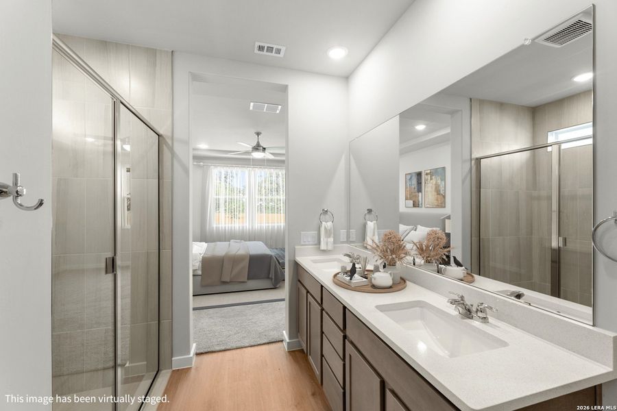 Furnished interior view inside a new home in , Mico (Image 3).