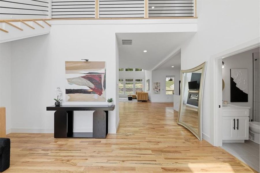 Furnished interior view inside a new home in , Atlanta (Image 44).