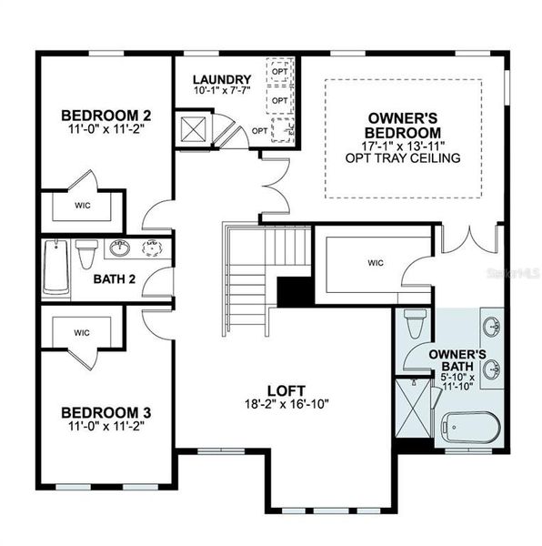 2D floor plan layout of this home in Bay Lake Farms, St. Cloud, FL (Image 3). 2D floor plan layout of this home in Bay Lake Farms, St. Cloud, FL (Image 3).