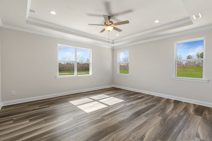 Representative unfurnished interior of a home built from the Teton by Mattamy Homes in Magnolia Park, Garner (Image 19).