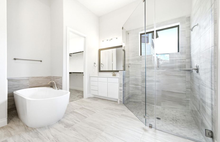 Furnished interior view inside a new home in Artavia 70′, Conroe (Image 19).