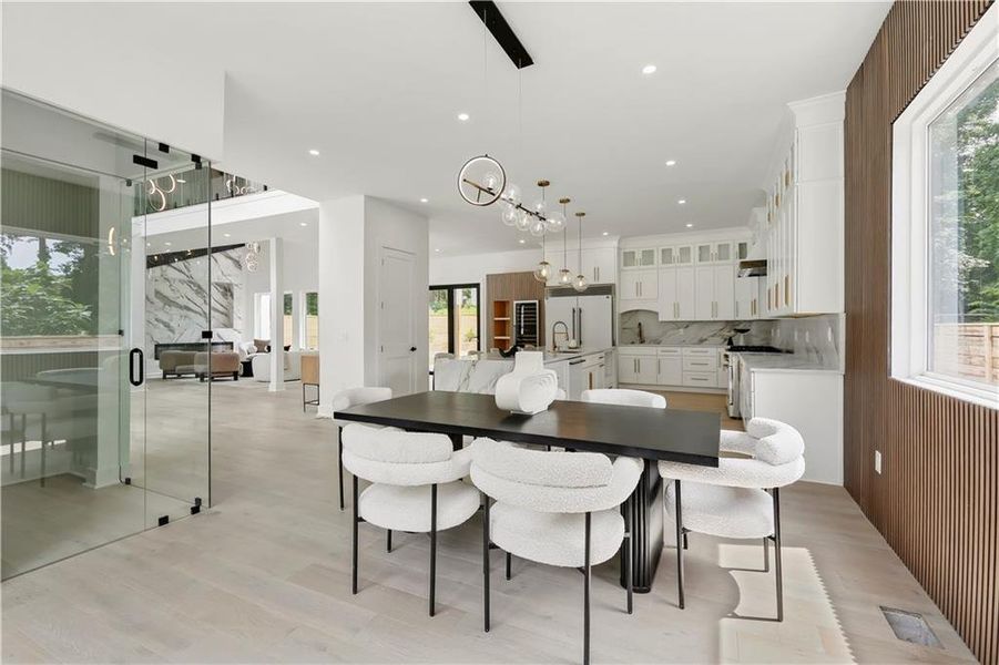 Furnished interior view inside a new home in , Atlanta (Image 45).