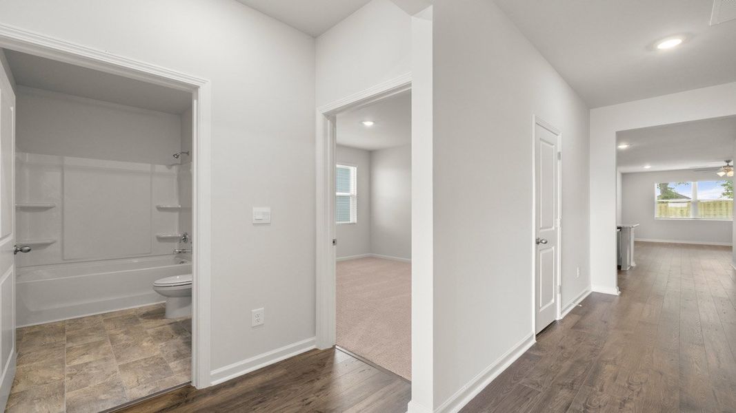 Spacious, unfurnished interior of a new home in Captain's Corner, Grovetown (Image 14). Spacious, unfurnished interior of a new home in Captain's Corner, Grovetown (Image 14).