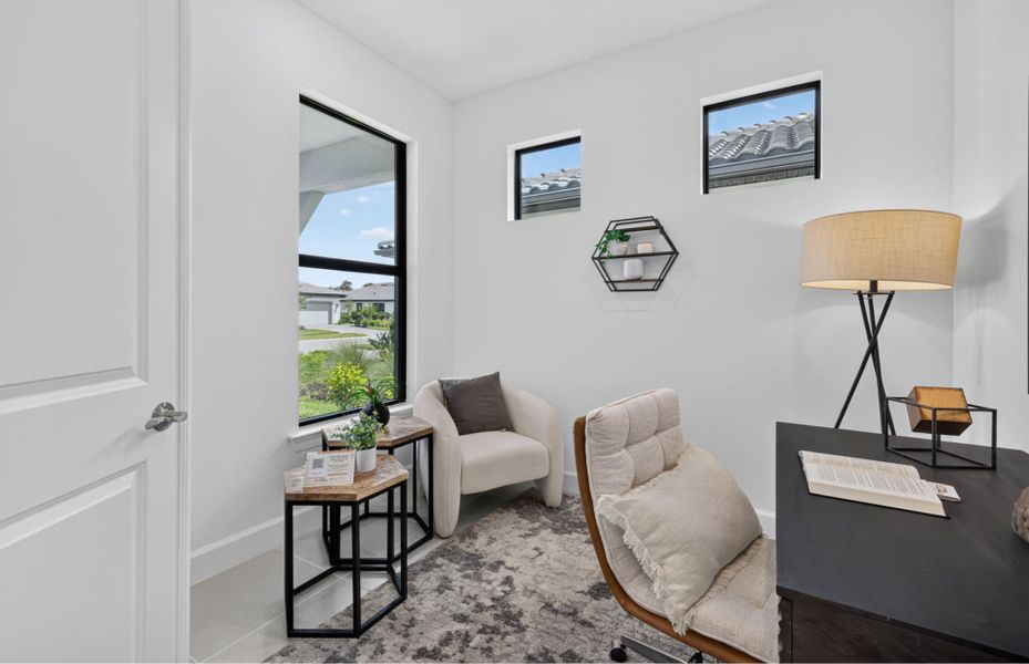 Furnished interior view inside a new home in Arbor Oaks, North Port (Image 10).
